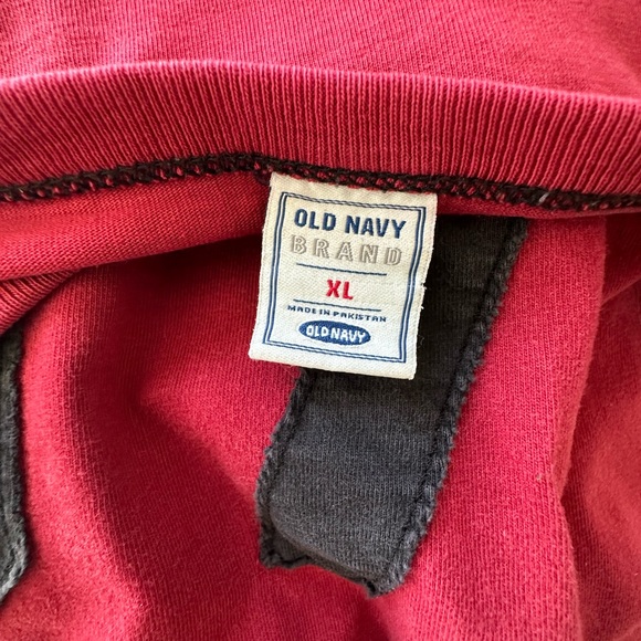 Men’s Red Burgundy Size XL Boston 67 Sweatshirt Old Navy College University - Picture 5 of 6